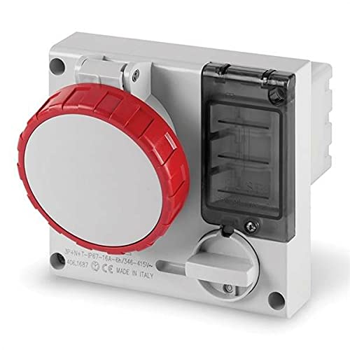 Scame Omnia – Base/S IP67 3 poli + neutro + terra 16 A 346 – 415 V porta-fusibile