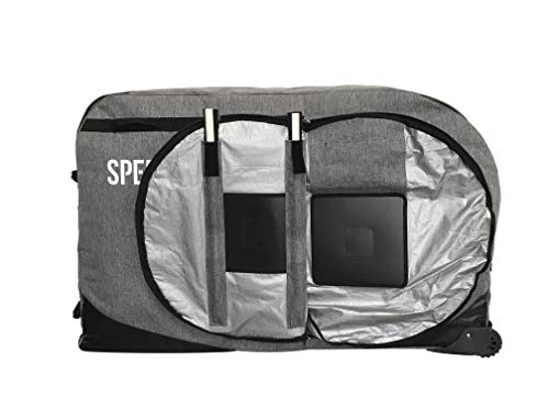 Speed Hound Bike Case for Air Travel | Freedom Padded Carrying Case Fits Most Road, Mountain & Triathlon Bikes | Heavy Duty Bike Bag with Extra Space for Cycling Accessories | 53 x 31 x 15 Inches