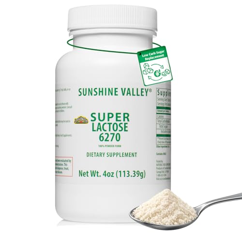 Image of Sunshine Valley Lactose Powder (Milk Sugar), Fine White Powder, 4 oz | Fine White Powder for Baking, Cooking & Brewing, Versatile Ingredient for Food Mixtures & Recipes