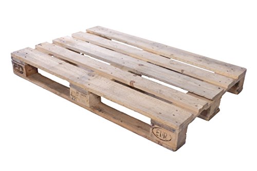 Pufymas Palet, Madera, Natural, 120x80x14 cm