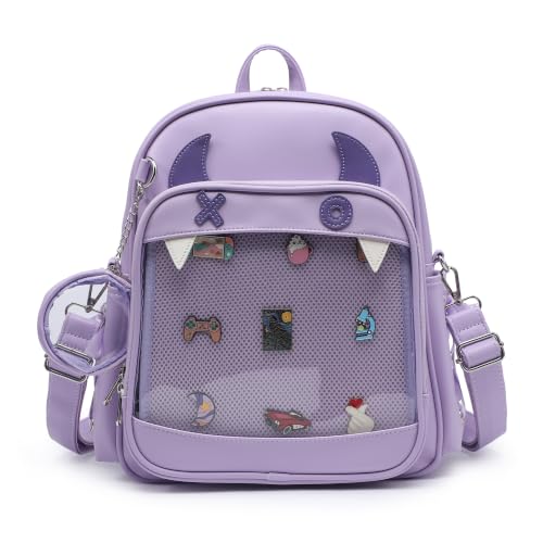Image of CHERRY SAUCE Devil Halloween Ita Backpack Crossbody Purse For Gothic Anime