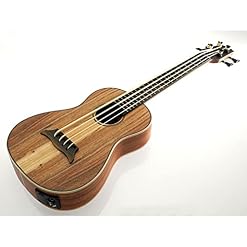 Ukulele Basse Risa Acacia - Les Beatles, Paul McCartney, John Lennon, RIngo Starr, George Harrison