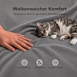 Loiion Anti Griffe Chat Canapé Impermeable Antidérapante Gris 340x180cm - 10