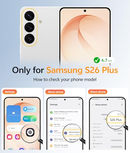 Image of FNTCASE for Samsung Galaxy S26+ Plus Case: [Fit for Magsafe] [Full Camera Protection + Screen Protector] Translucent Matte Military Grade - Shockproof Protective Phone Cover for S26 Plus - Desert Gold