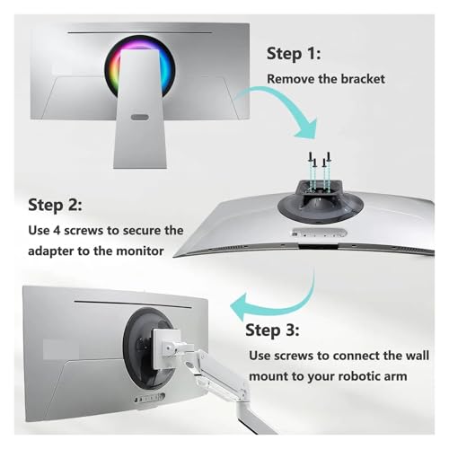 Support mural Samsung Odyssey OLED G8 fixation écran 34 - 5