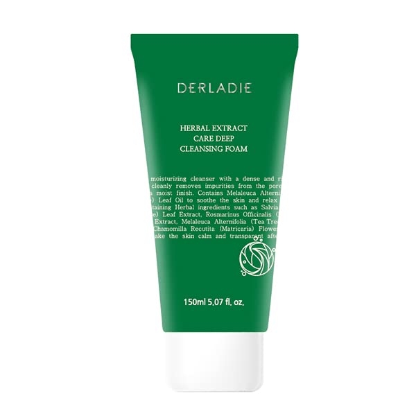DERLADIE HERBAL EXTRACT CARE DEEP CLEANSING FOAM 150ml / 5.07 fl.oz
