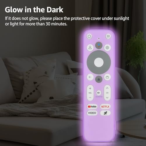Coque Onn Android TV 4K UHD protection silicone rose brillant - 2