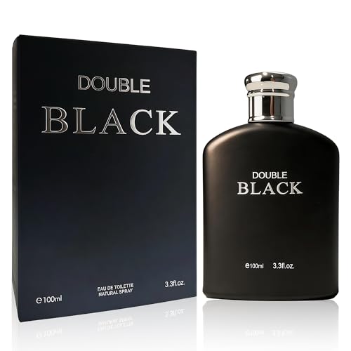 Image of AFLUXE Double Black Eau de Toilette for Men, Sophisticated Woody Oriental Cologne, Long Lasting Intense Mens Perfume, 3.3 fl oz (100 ml)