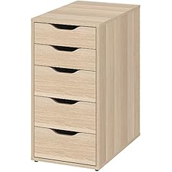 Cajonera Ikea Stuva IKEA Alex - Cajonera (36 x 70 cm), color blanco barnizado y efecto roble