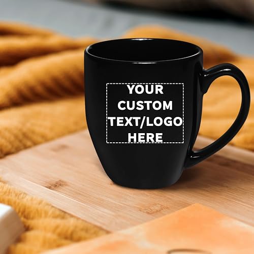 Set de 100 tazas grandes personalizadas de cerámica 16 oz miniatura 6