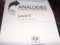 Analogies: Concept Connections Level E 0845425870 Book Cover