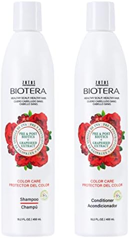 BIOTERA Color Care Extending Shampoo and Conditioner Set | Protect Color-Treated Hair | Microbiome Friendly | Vegan & Cruelty Free | Paraben Free | Color-Safe | 15.2 Fl Oz