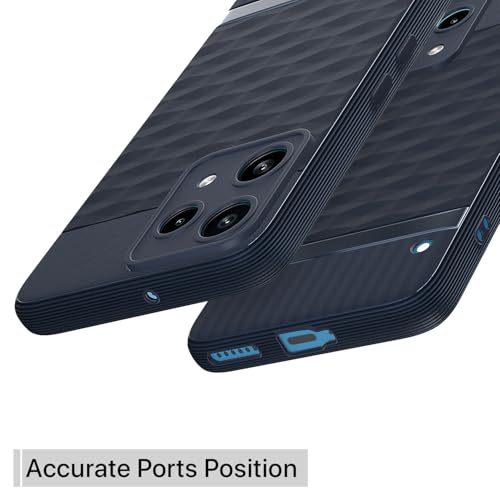 Image of Outlouders Back Cover for Nothing Phone 3a Lite 5G | Full Camera Protection | TPU Soft Flexible Shockproof Bumper Case (Blue)