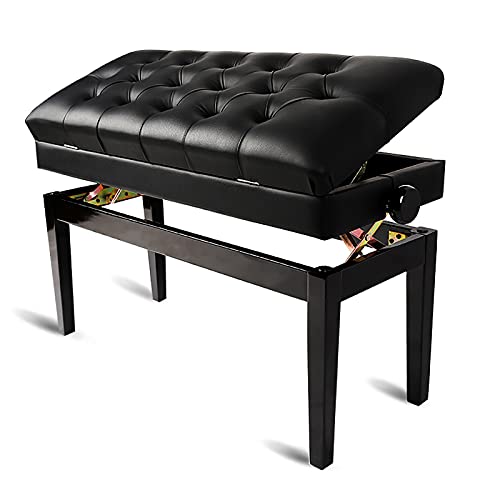 IBOWZ Banquette Piano Banc,Tabouret Piano Banc de Piano rembourré de Luxe Double réglable Duet, Tabouret de Piano de 86 cm avec Tapis en Caoutchouc et Construction en Bois Dur Massif - Les Beatles, Paul McCartney, John Lennon, RIngo Starr, George Harrison IBOWZ Banquette Piano Banc,Tabouret Piano Banc de Piano rembourré de Luxe Double réglable Duet, Tabouret de Piano de 86 cm avec Tapis en Caoutchouc et Construction en Bois Dur Massif