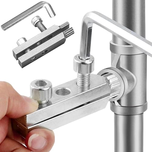 Removedor de tornillos y extractor, herramienta multifuncional de grifo 4/6, accesorios de rosca de tuberías, accesorio de reparación de agua de expansión de aspersores, calentador doméstico
