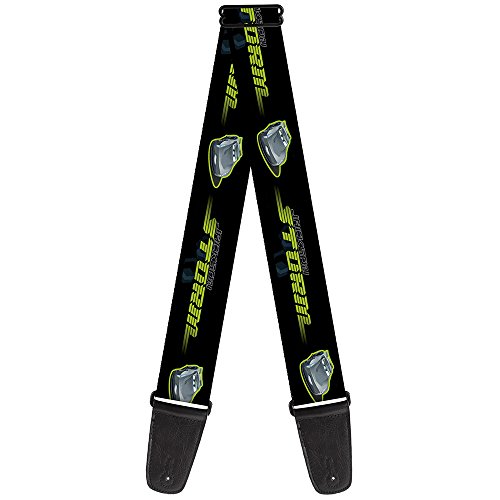 Buckle-down Gs-wdy356 Sangle de guitare – Cars 3 Jackson Storm pose/à rayures Noir/verts, 5,1 cm de large et 29–137,2 cm de long - Les Beatles, Paul McCartney, John Lennon, RIngo Starr, George Harrison Buckle-down Gs-wdy356 Sangle de guitare – Cars 3 Jackson Storm pose/à rayures Noir/verts, 5,1 cm de large et 29–137,2 cm de long