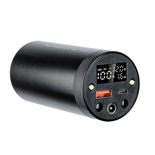 LIGSLN Caja de batería de aleación de aluminio 46950 resistente al agua, indicadores LED, montaje rápido, carcasa de metal recargable para carga rápida, carcasa de batería externa