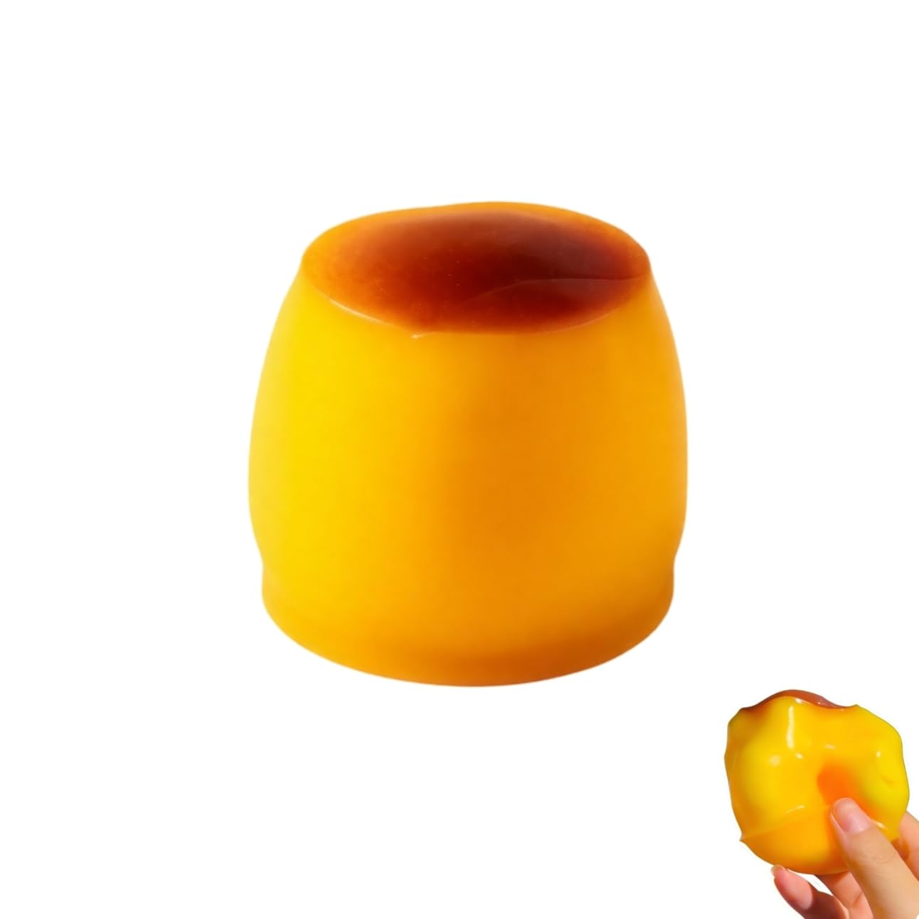 Caramel Pudding Squeeze Stress Ball