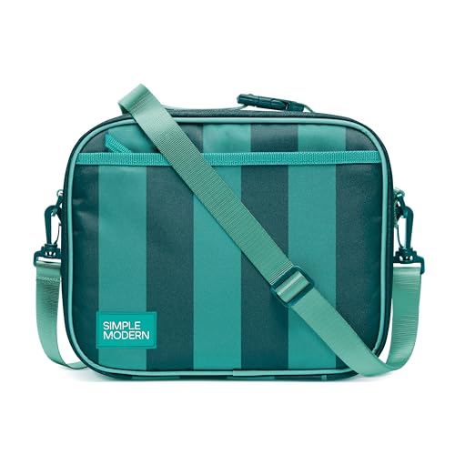 Image of Simple Modern Hadley Lunch Box with Shoulder Strap | Kids & Adults | Insulated Bag with Pockets for Women, Men, Girls, Boys