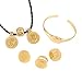 African 24K Gold Coin Jewelry Sets Ethiopian Coin Set Necklace Jewelry