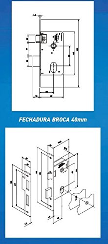 Fechadura Externa Alavanca Colonial Mgm