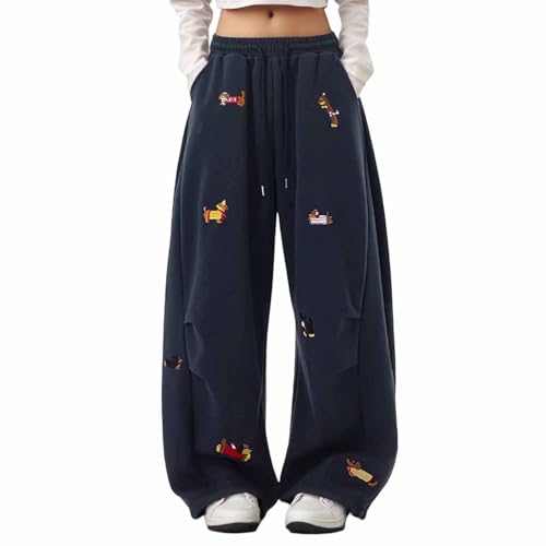 Pantalon de jogging baggy femme en coton idéal pour vos loisirs Y2K