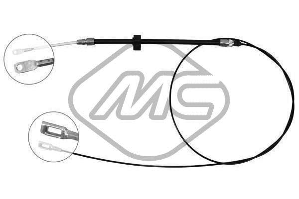 Metalcaucho 80083 Handbremsseil Vorne A9044200385 9044200385 A9014202185