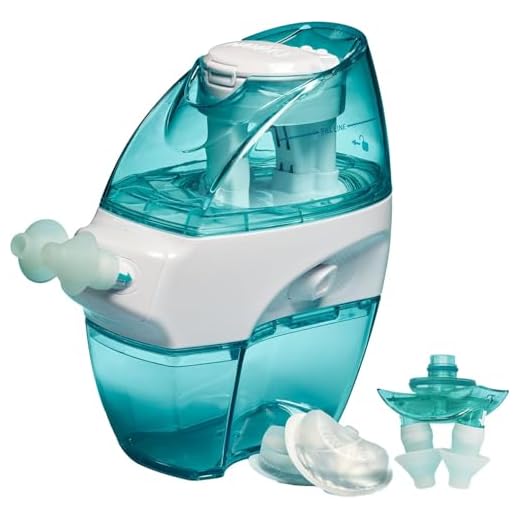 Naväge Nasal Irrigation Multi-User Bonus Pack: Navage Nose Cleaner & 20 Salt Pods Plus a Second Nasal Dock (in Teal) and an Extra Pair of Nose Pillows. For improved nasal hygiene.
