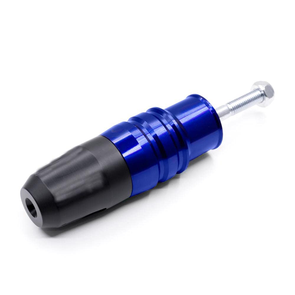 SGTB Exhaust Slider Crash Protector for Yamaha R15 V3 V4 M MT 15 KTM Duke 250 390 RC 390 Kawasaki Z1000 Z900 Z800 Z750 Z300 Z250 Dominar 250 400 Blue 1 Piece-image-34