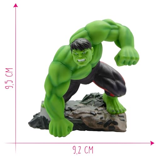 Bullyland Marvel Avengers Hulk, perfect as a toy figure, decoration and small gift for kids aged 3 and up and collectors - Image 2