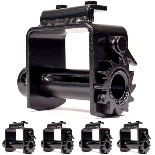 US Cargo Control Standard Portable Winch for Flatbed Trailer (5-Pack), 4 Inch Winch Holds Up 20 Feet of 4 Inch Webbing, Bolt-On Winch with 2 Set Screws for Bottom Mount, 5,500 LBS Working Load Limit by US Cargo Control - Used condition - US$87.55