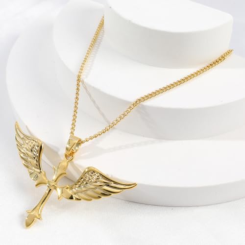 Cross Necklace for Women Girls, 14K Gold Plated Dainty Crucifix Necklace CZ Faith Gold Cross Pendant Necklaces, Diamond Cross Pendant Dainty Cubic Zirconia Cross Necklace Jewelry Gift for Her - Image 4