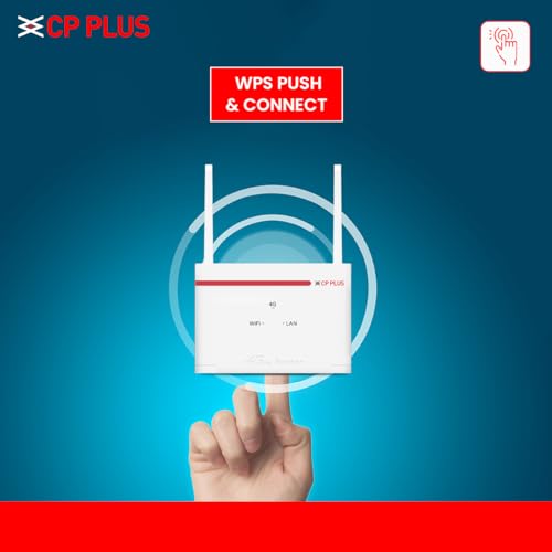 CP Plus 4G SIM Card Wi-Fi Router with High Speed 4G Internet & Wider Wi-Fi Coverage |Support External Antenna | Support Reset, WPS Button -... - Image 6