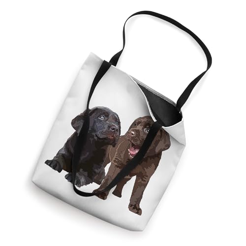 Bolsa Tote Chocolate Lab Lover Brown Labrador Retriever miniatura 2