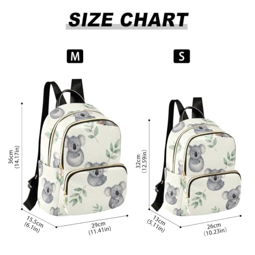 Sac à dos Koala Eucalyptus Leaf pour écoliers S-M | Wudan - 3