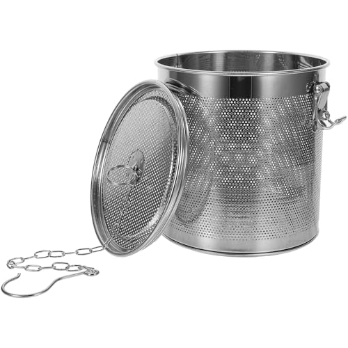 Gadpiparty Infuseur Épices Professionnel Acier Inoxydable Panier Filtre Compact pour Casserole Passoire Fine pour Bouillon Soupe et Marinade Anti Facile à Nettoyer