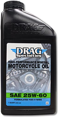 Amazon | DragSpecialties マルチグレード25W60 エンジンオイル | 車用 Drag Specialties ハーレーエンジンオイル25W60 3本セット