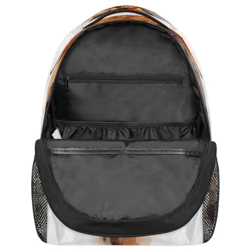 Watercolor Highland Cow Kids Backpack for Boys & Girls, School Bag with Laptop Compartment Adjustable Shoulder Straps, Lightweight Travel Bookbag Casual Daypack for Students Teens3