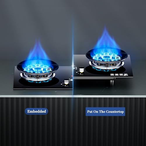 Estufa de gas 5 puestos para gas natural/líquido miniatura 6