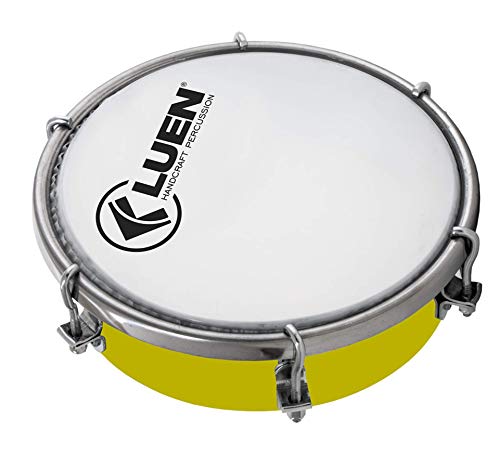 Tamborim Abs Amarelo 6 Tarr Pele Leitosa