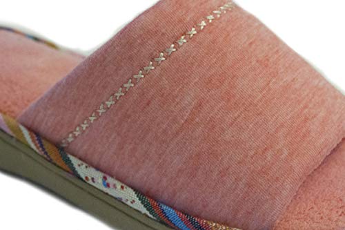 isotoner Womens Heathered Jersey Becca Slide3