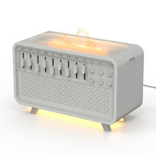 Shopia Humidificador con Ruido Blanco 4 en 1 – Máquina de Sonido Blanco y Difusor de Aromas; para Bebés y Adultos; para Habitación y Dormitorio; Silencioso Shopia Humidificador con Ruido Blanco 4 en 1 – Máquina de Sonido Blanco y Difusor de Aromas; para Bebés y Adultos; para Habitación y Dormitorio; Silencioso