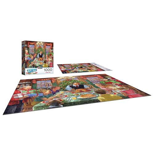 RoseArt - Back to The Past - Holiday Table - Rompecabezas de 1000 piezas para adultos miniatura 3