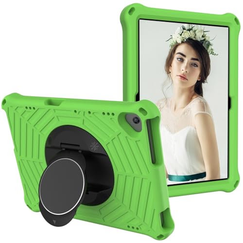 Étui Huawei MediaPad T5 10 pour enfant avec support rotatif vert
