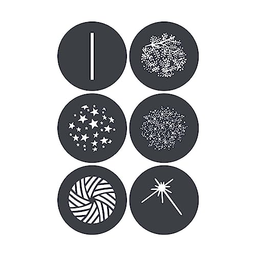 Godox GP-GS3 GOBO Set for MG1200Bi Spotlight Mount (6-Pack)