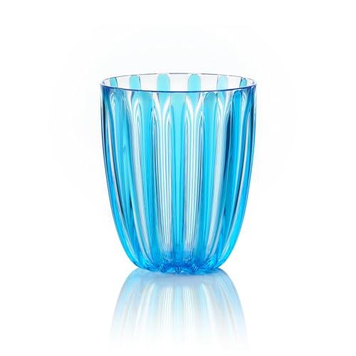Guzzini - Bicchiere basso in bio-based plastic, azzurro, DOLCEVITA