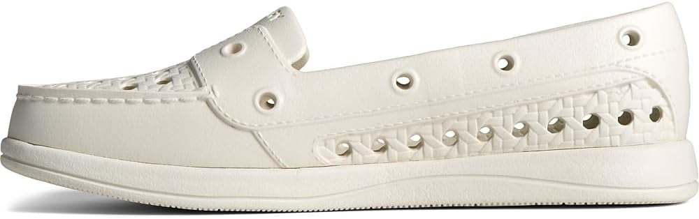 Sperry Women's Floatfish Boat Shoe, White, 8