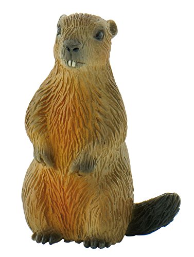 Bullyland 64455-Figura de Juego, marmota, Aprox. 5 cm de Altura, Figura Pintada a Mano, sin PVC, para Que los niños jueguen con la imaginación, Color Colorido (Bullyworld 64455)