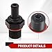 Sumjig 1 PC Automotive PCV Check Valve, Replacement OEM #267402G000 26740-2G000 Repair Replacement Accessoriess, Compatible with JAC Chery Beidouxing Hyundai Accord Nissan Mitsubishi (Black)