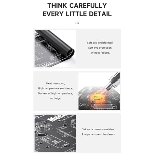 Mechanic V77/V78/V79 Multi-Function Phone Repair Work Mat, Motherboard Fixing Pad, Heat Insulation (V78) — view 3